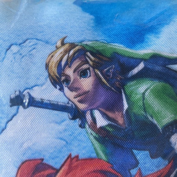 Nintendo The Legend of Zelda Skyward Sword Poster and Decorative Pillow Bundle - Picture 4 of 16